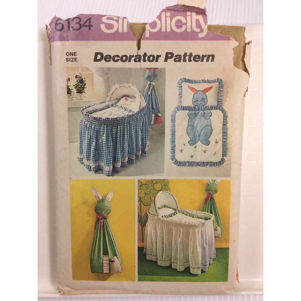 1973 Simplicity 6134 Vintage Sewing Pattern Decorator Pattern One Size